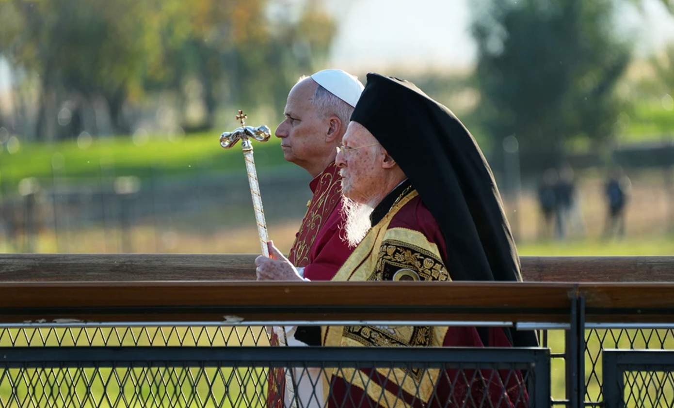Τον Πάπα Λέοντα ΙΔ’ υποδέχτηκε στο Φανάρι ο Οικουμενικός Πατριάρχης Βαρθολομαίος