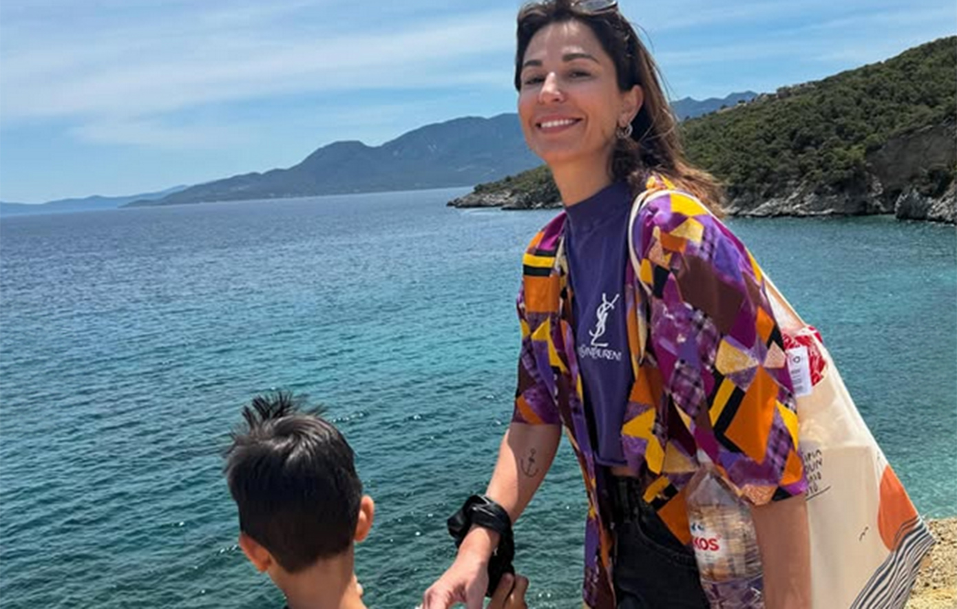 Κατερίνα Παπουτσάκη για τα παιδιά της: «Δεν είναι ανάγκη να βλέπουν τη μαμά τους να δίνει ένα φιλάκι»