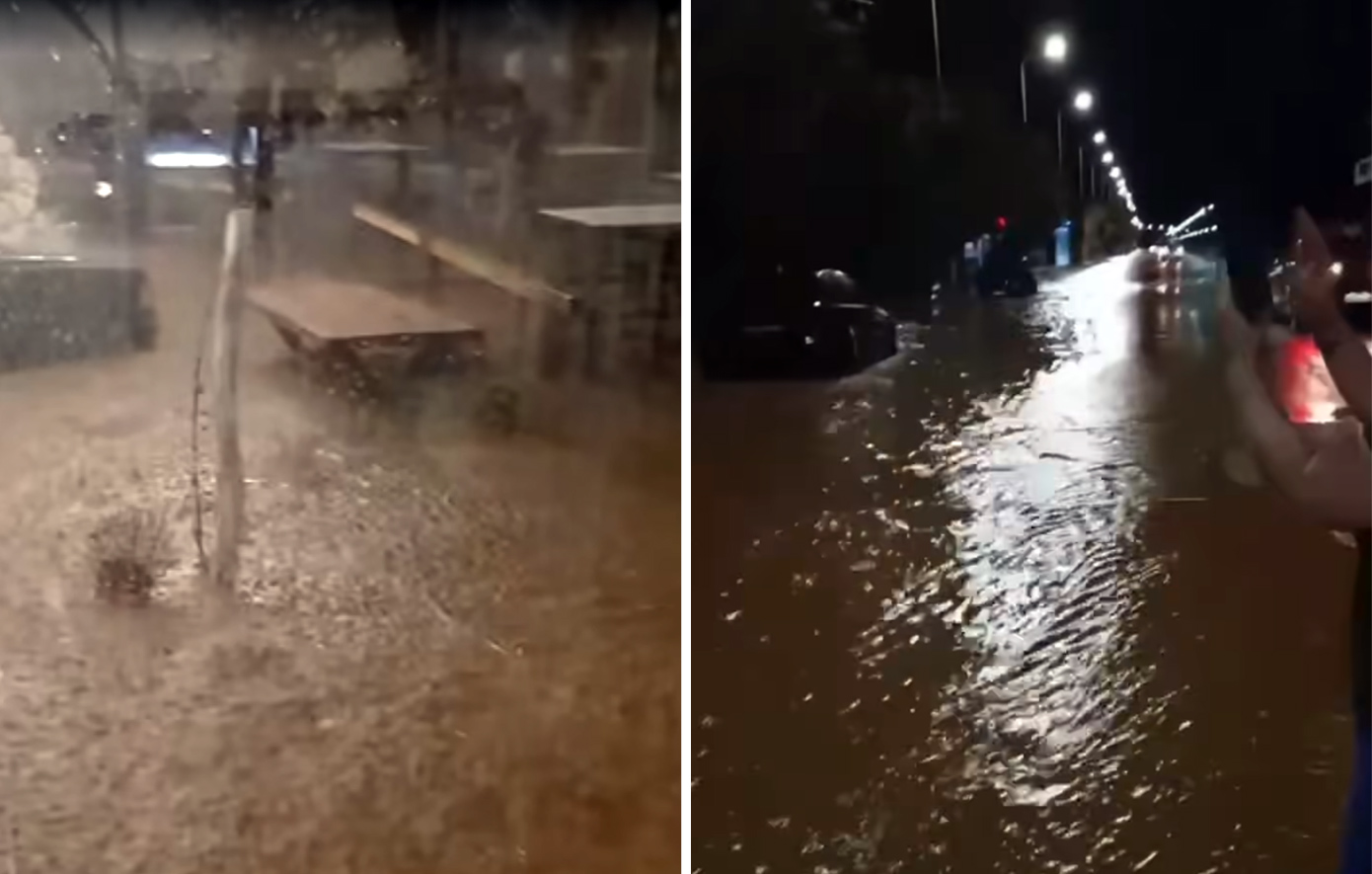 Δρόμοι ποτάμια σε Πρέβεζα και Βόνιτσα λόγω της κακοκαιρίας - Σε ισχύ το έκτακτο δελτίο της ΕΜΥ, πότε θα «χτυπηθεί» η Αττική