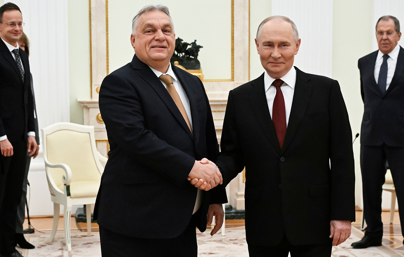 Ο Βλαντίμιρ Πούτιν συναντήθηκε με τον Ούγγρο πρωθυπουργό, Βίκτορ Όρμπαν, στο Κρεμλίνο