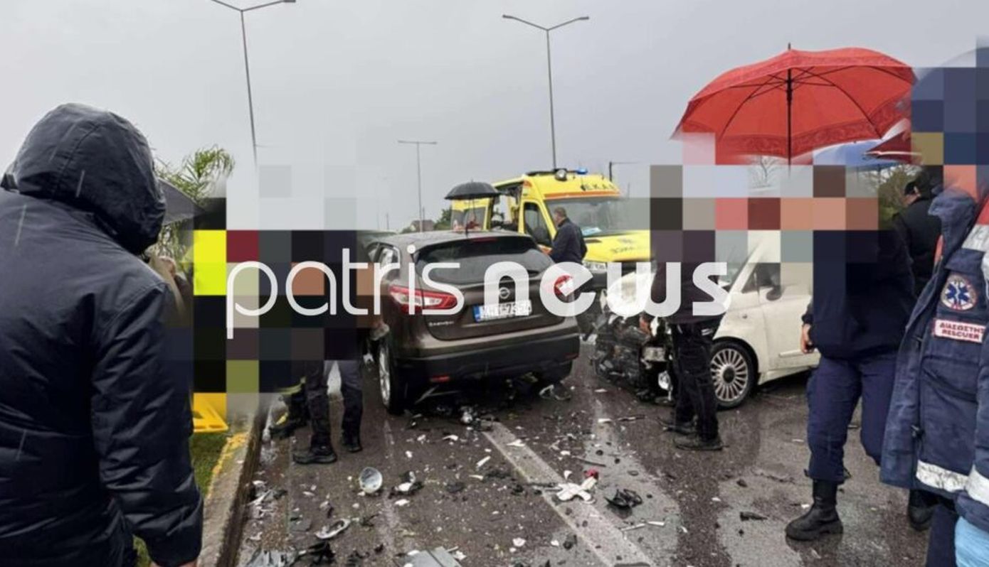 Σοβαρό τροχαίο με 7 τραυματίες στην Πατρών-Πύργου &#8211; Βίντεο και φωτογραφίες από το σημείο