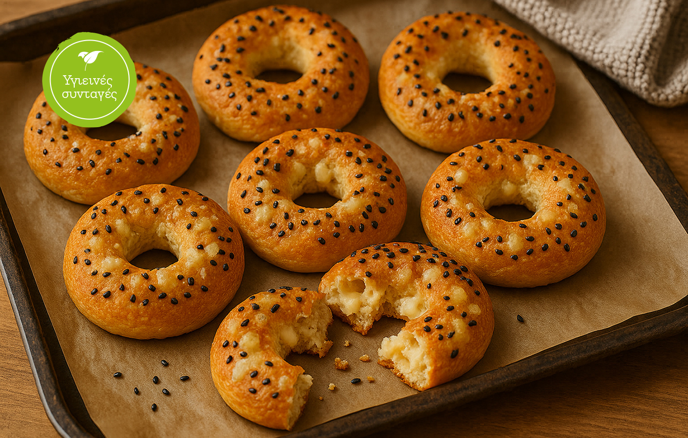 Τυροκούλουρα με αλεύρι βρώμης