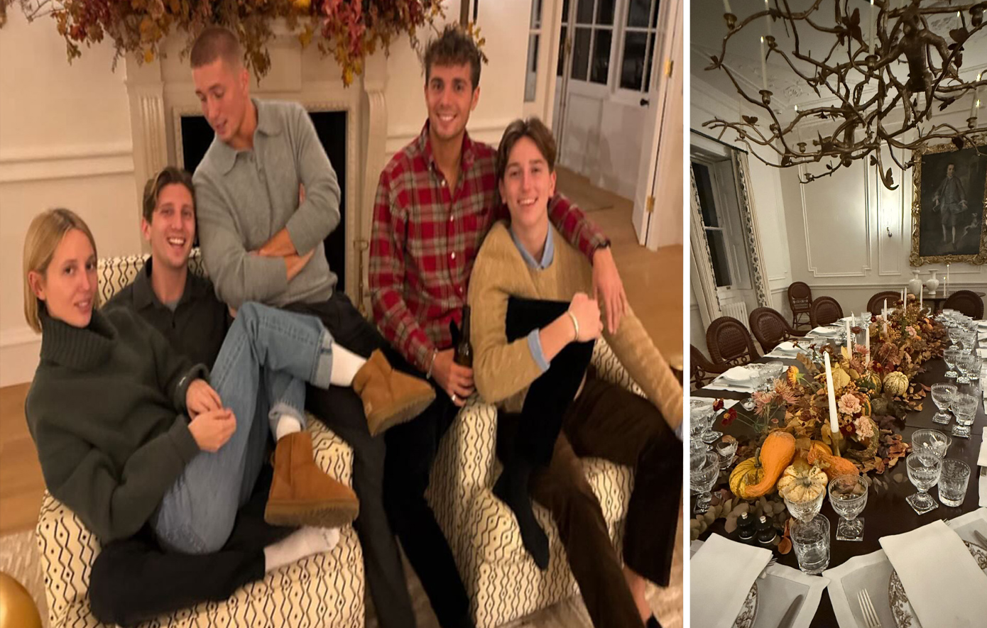 Μαρί Σαντάλ: Το εντυπωσιακό δείπνο για την Ημέρα των Ευχαριστιών και η οικογενειακή θαλπωρή