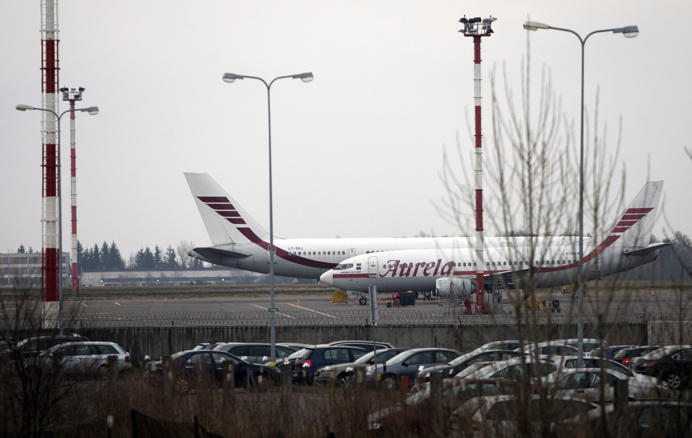 Διακοπή κυκλοφορίας στο αεροδρόμιο του Βίλνιους, καθώς αεροσκάφος εξετράπη της πορείας του σε διάδρομο τροχοδρόμησης