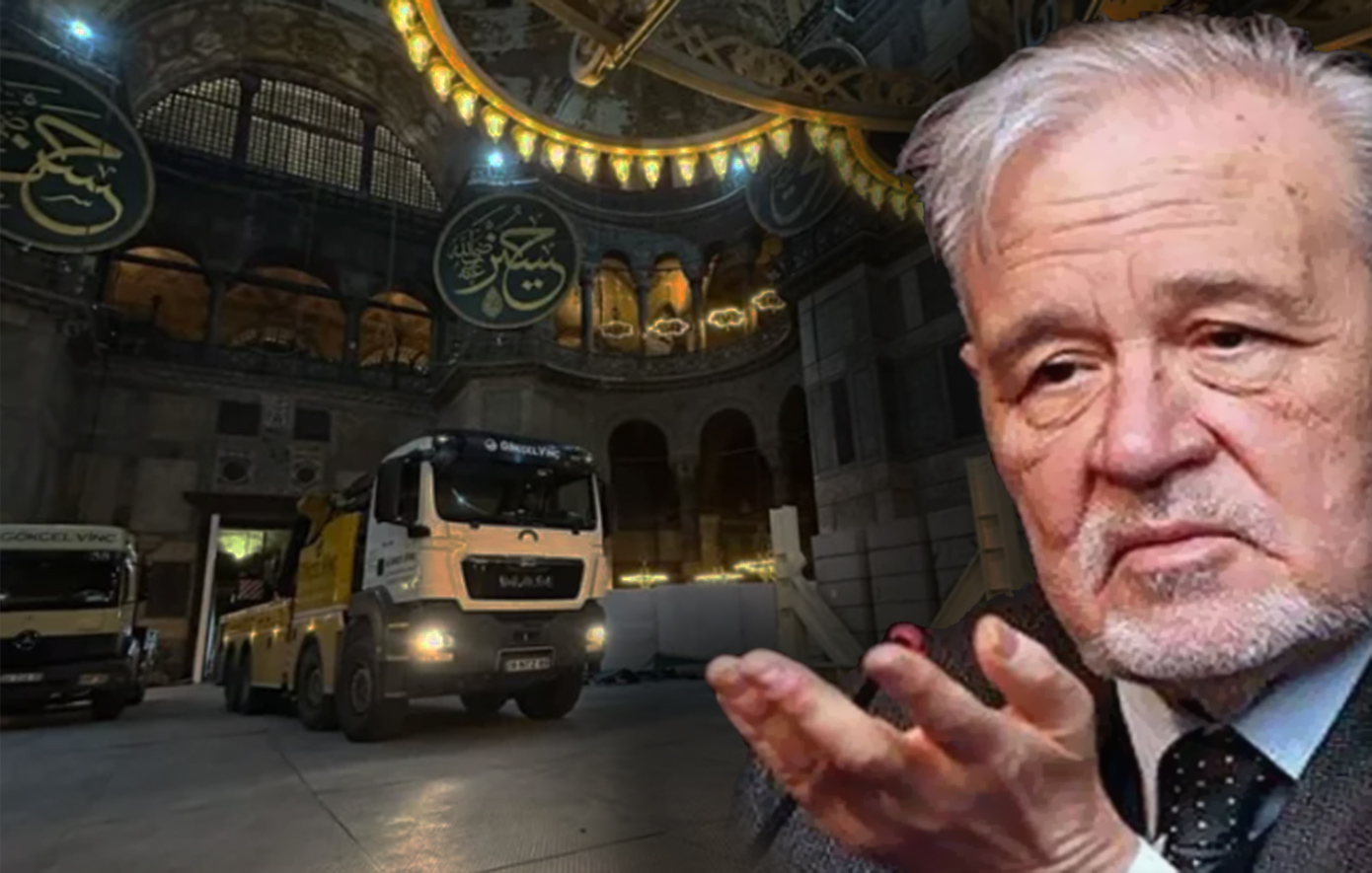 Τούρκος ιστορικός για τα φορτηγά μέσα στην Αγία Σοφία: «Δεν μπορεί να αντέξει αυτό το βάρος – Αν καταρρεύσει…»
