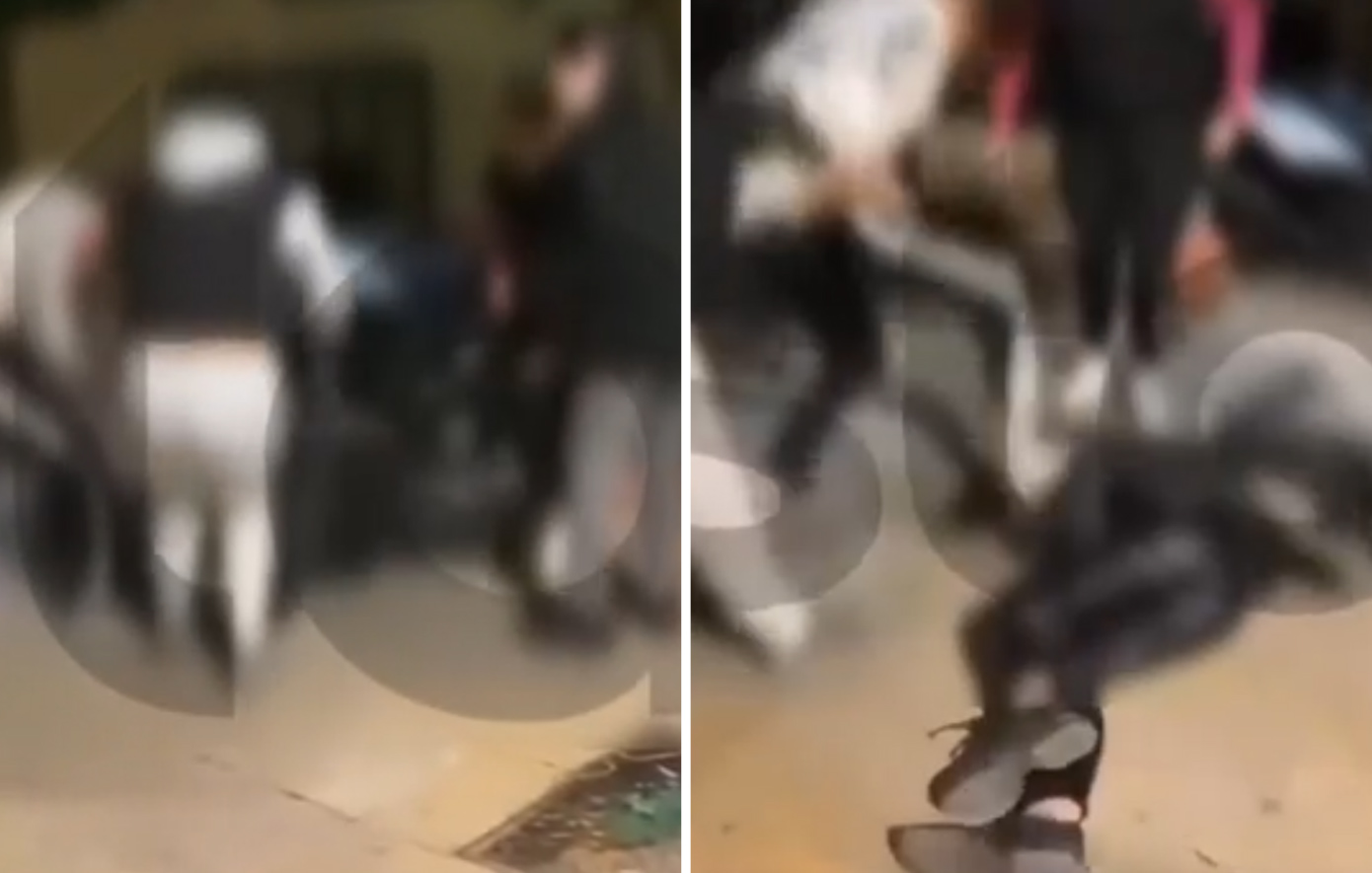 Βίντεο-ντοκουμέντο από τη στιγμή που τέσσερις έφηβες χτυπούν χωρίς έλεος συνομήλική τους &#8211; Την κλωτσούσαν στο κεφάλι