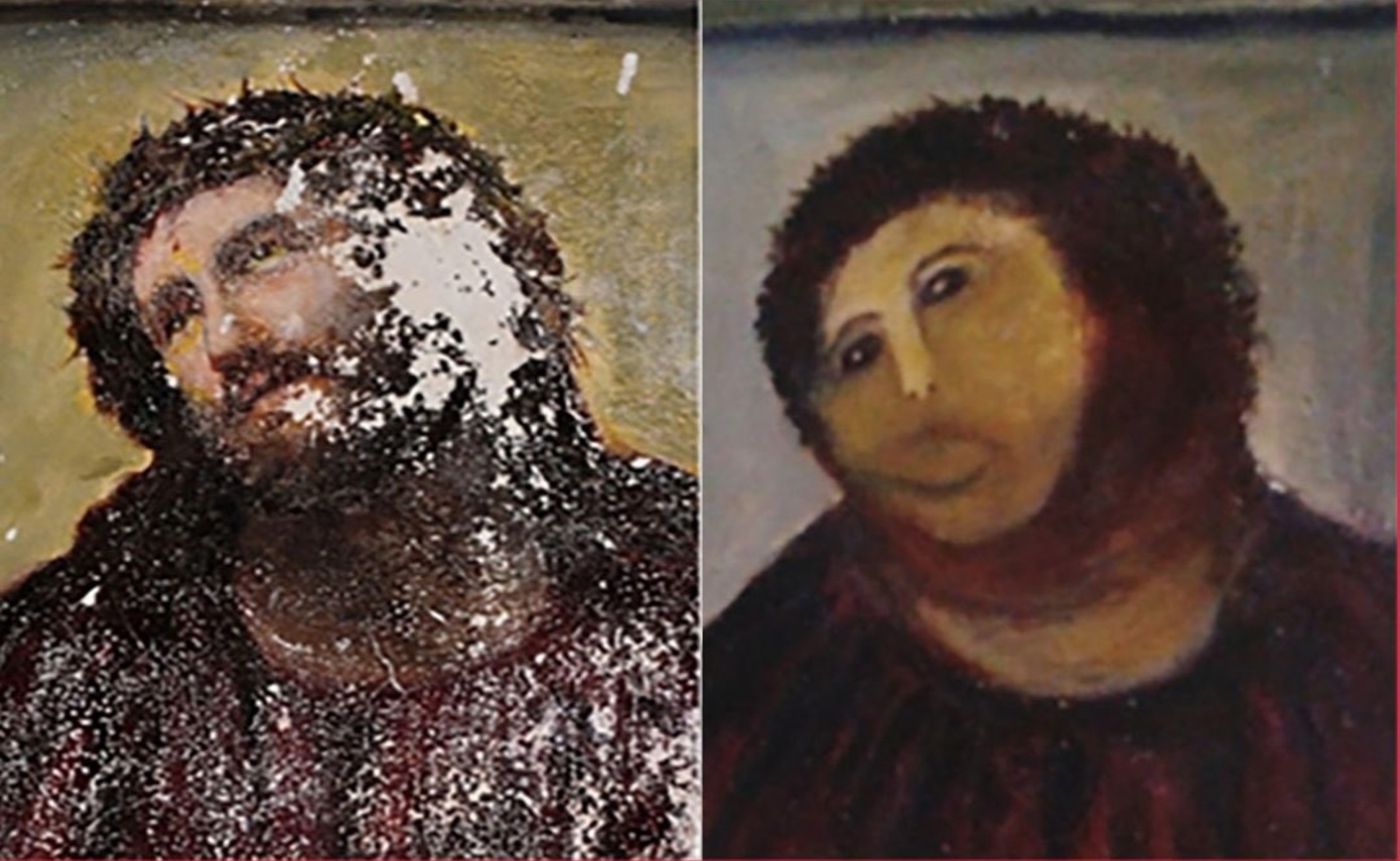 Πέθανε στα 94 της η Ισπανίδα που έγινε διάσημη επειδή κατέστρεψε μια εικόνα του Χριστού