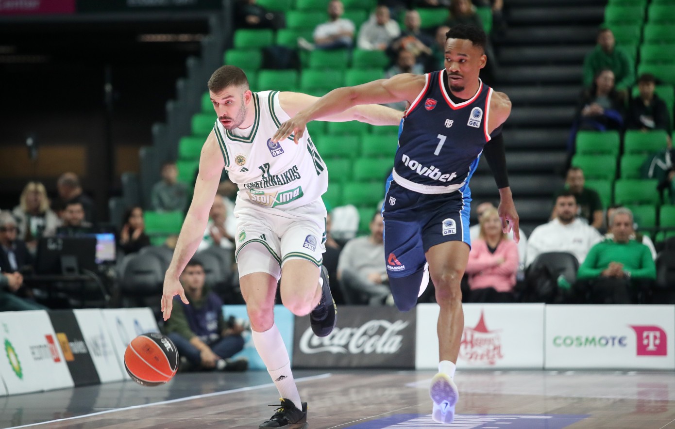 Παναθηναϊκός &#8211; Πανιώνιος 110-66: Περίπατος με 40άρα του Ρογκαβόπουλου που έβαλε 12 τρίποντα