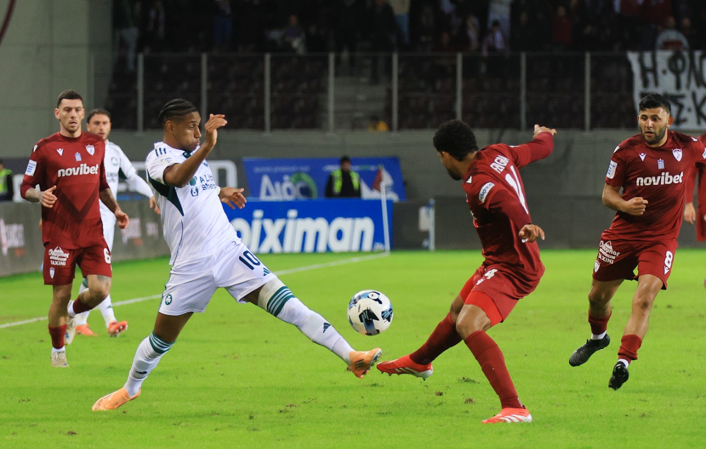 ΑΕΛ &#8211; Παναθηναϊκός 2-2: Ισοπαλία στο 99&#8242; με γκάφα Μλαντένοβιτς