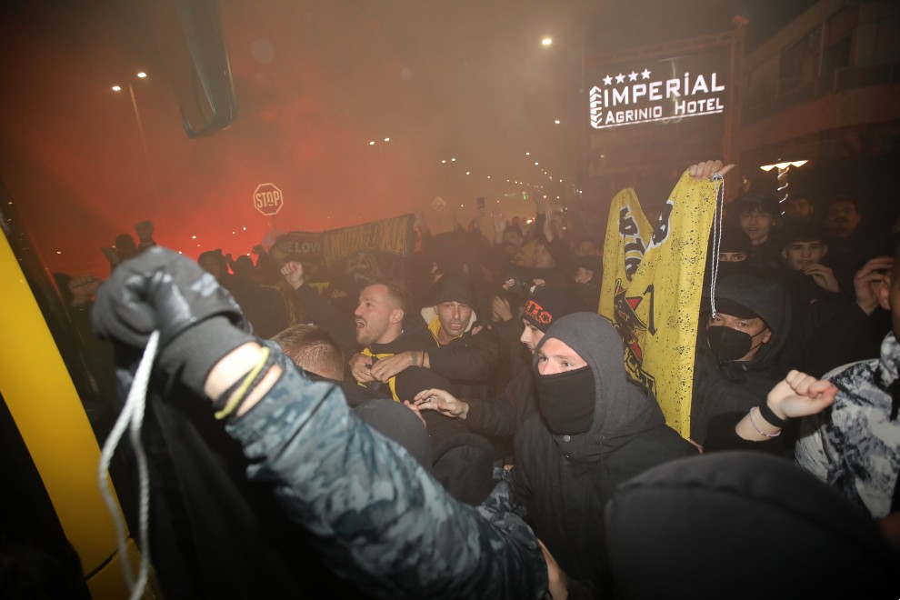 ΑΕΚ υποδοχή Αγρίνιο ΑΕΚ υποδοχή Αγρίνιο