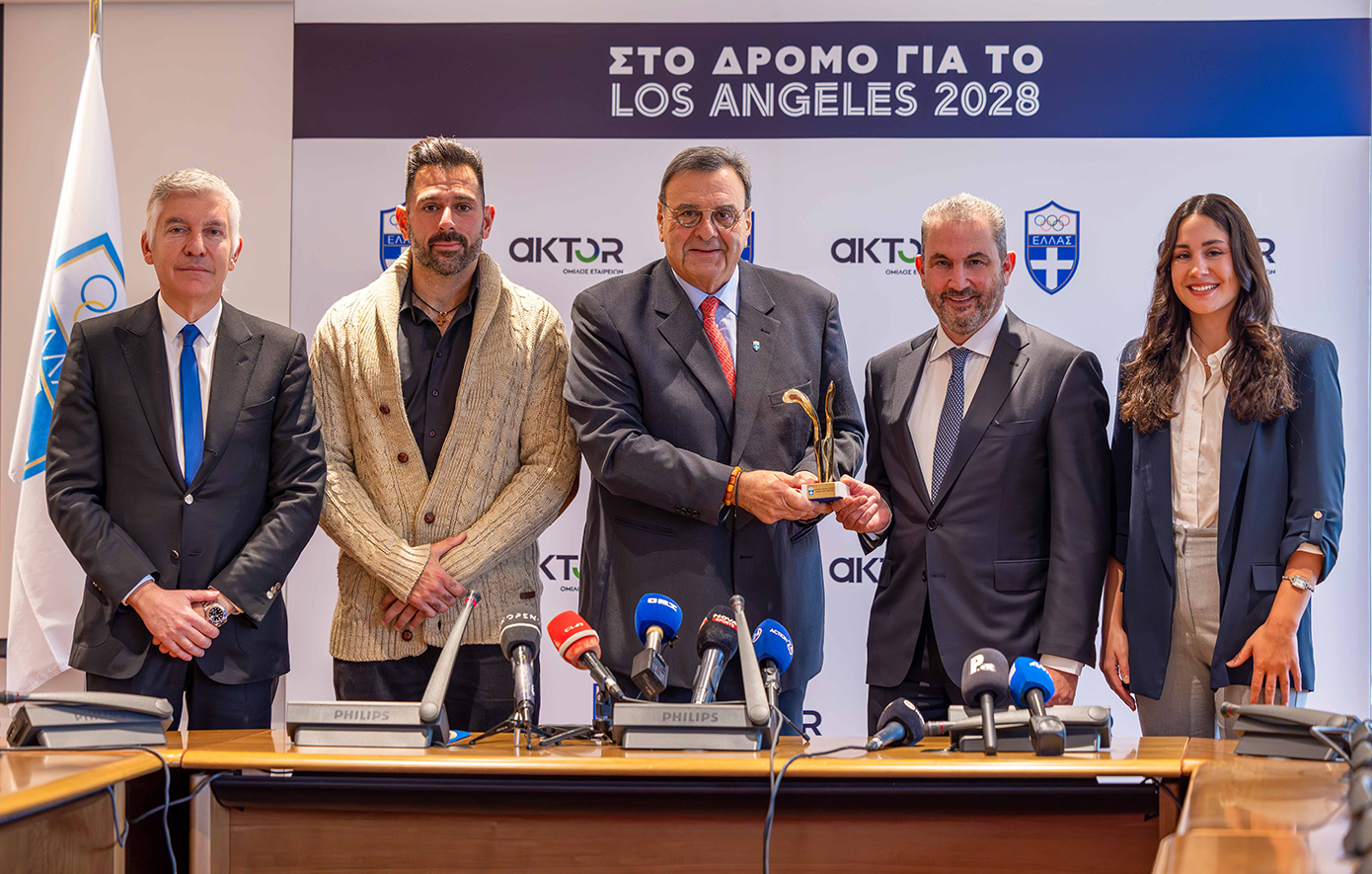 Ο Όμιλος AKTOR στο πλευρό της Ελληνικής Ολυμπιακής Επιτροπής για την πορεία προς το Los Angeles 2028