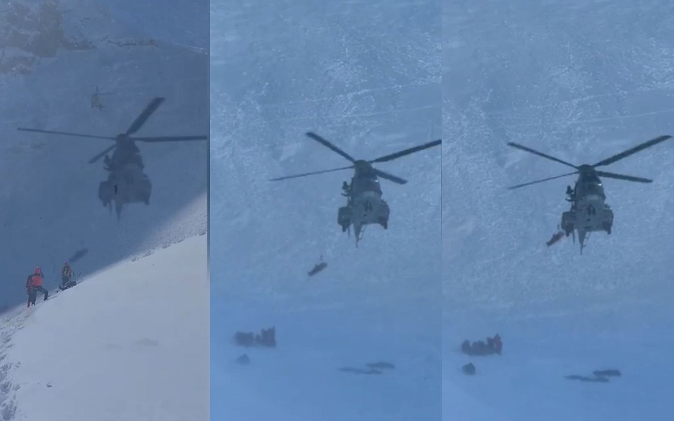 Βίντεο από την δύσκολη επιχείρηση ανάσυρσης των σορών των 4 άτυχων ορειβατών από τα Βαρδούσια όρη