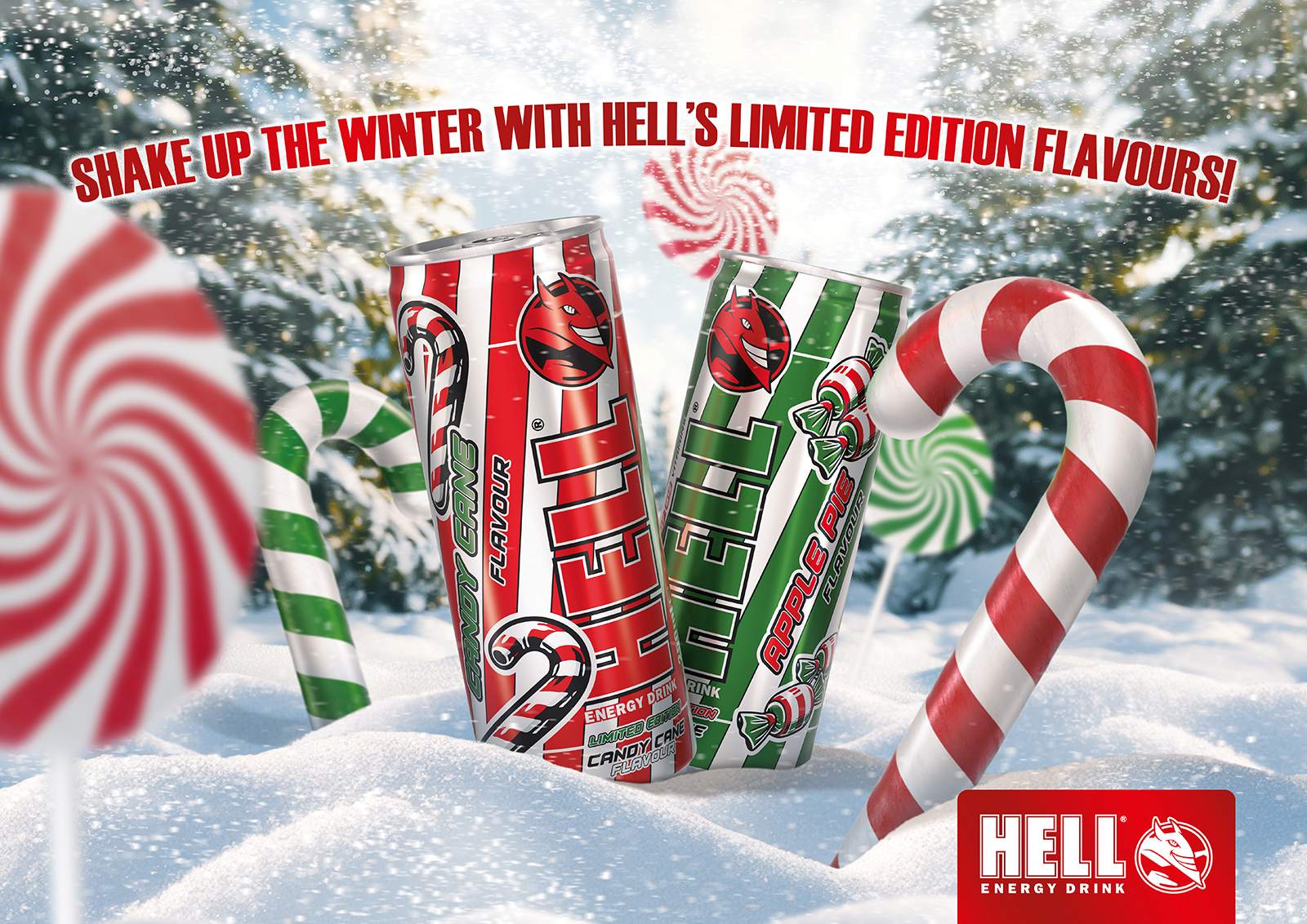 Δύο νέες γιορτινές limited edition γεύσεις από την HELL Energy