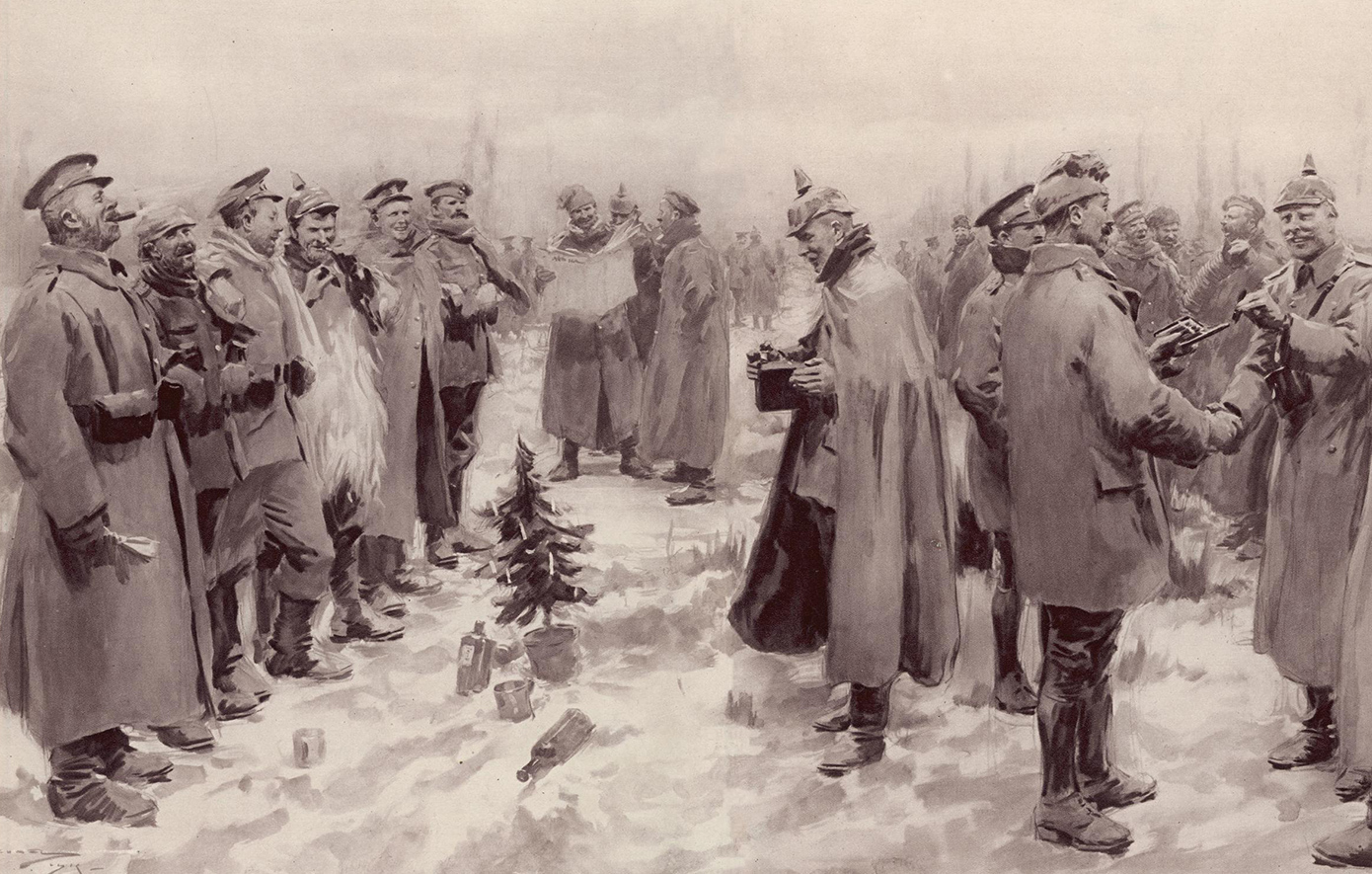 Πως το πνεύμα των Χριστουγέννων «ένωσε» έστω και για λίγο Άγγλους και Γερμανούς στρατιώτες του Α&#8217; Παγκοσμίου Πολέμου