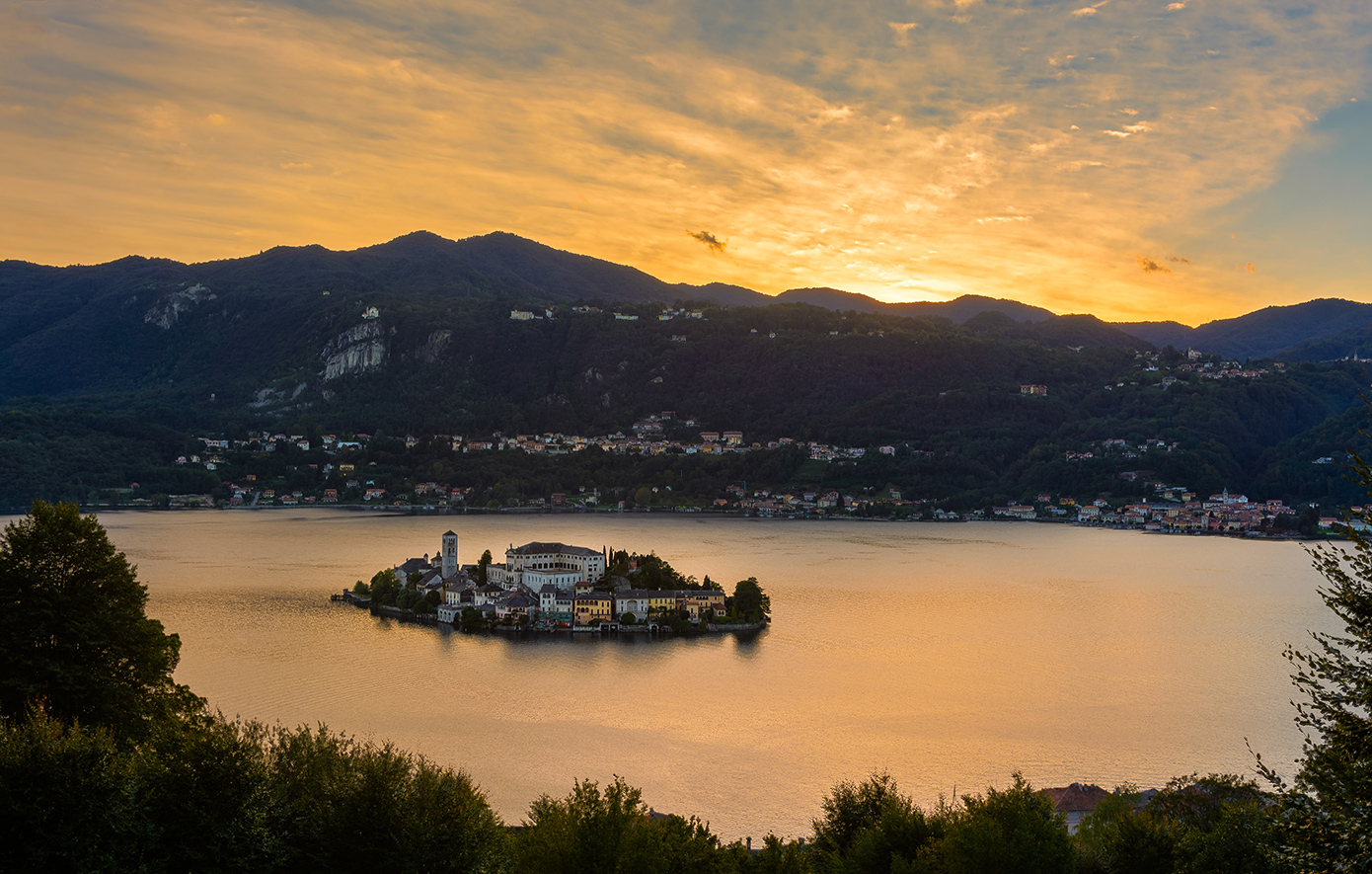 Λίμνη Όρτα Ιταλία Λίμνη Όρτα Ιταλία