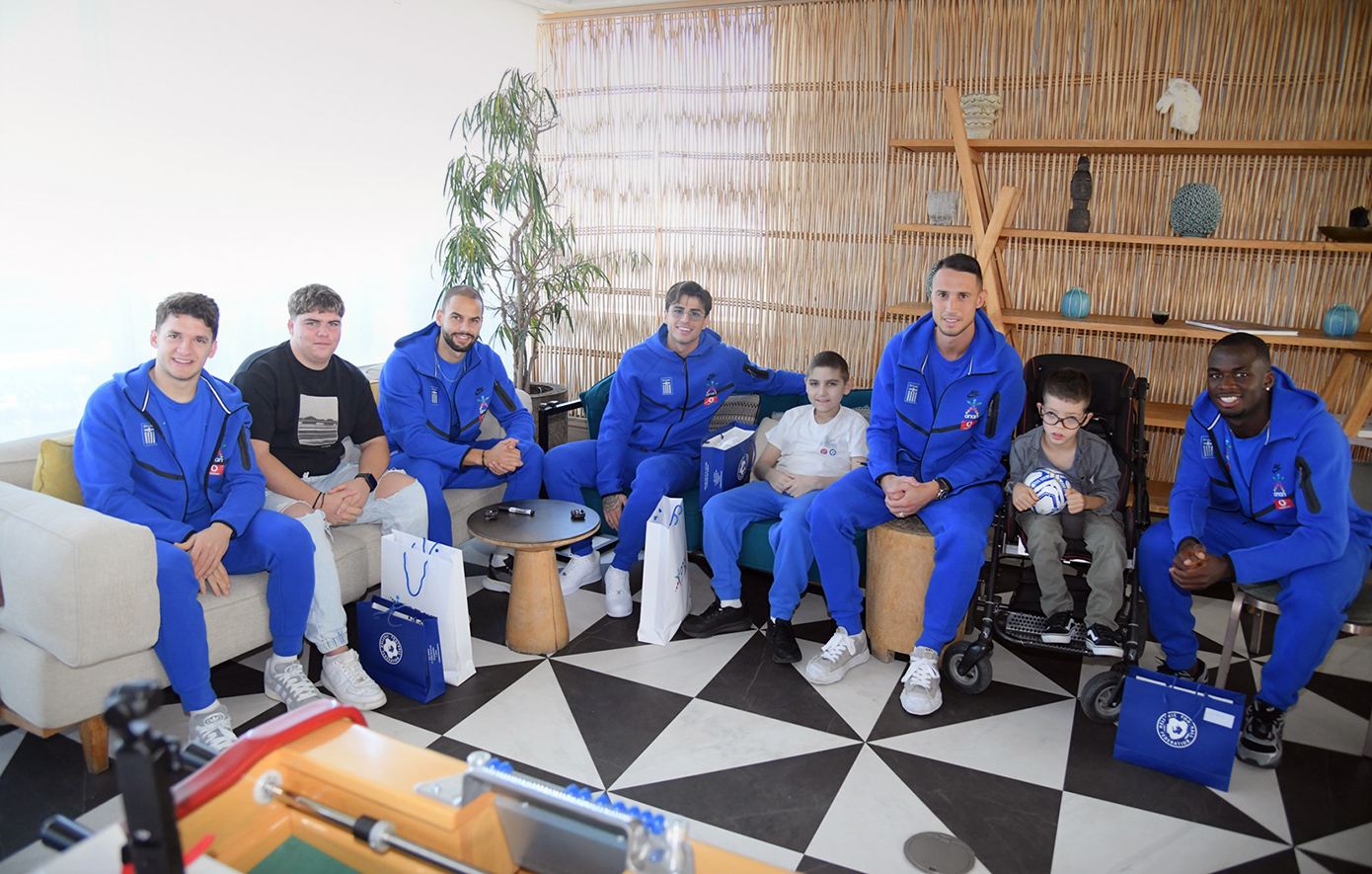 Τζόλης, Τετέι, Ρότα και Χατζηδιάκος έκαναν έκπληξη σε τρία παιδιά από το Make-A-Wish Ελλάδος