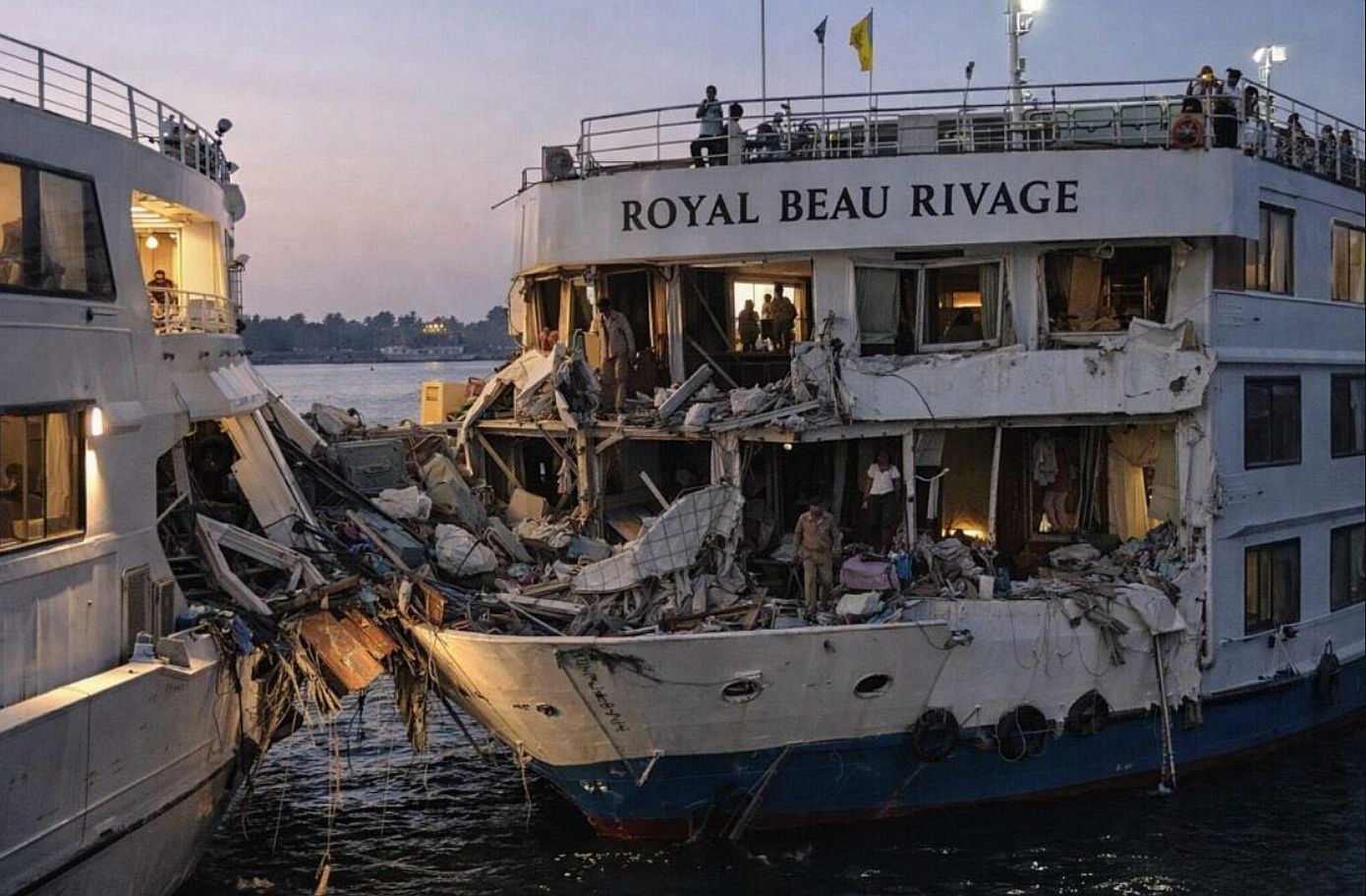 Σύγκρουση κρουζιερόπλοιων στον Νείλο &#8211; Μια Ιταλίδα πολίτης έχασε τη ζωή της