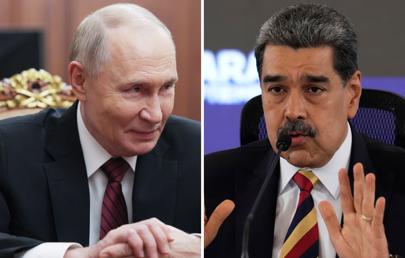 Ο Πούτιν επικοινώνησε με τον Μαδούρο: «Η Ρωσία εκφράζει την αλληλεγγύη της στον λαό της Βενεζουέλας