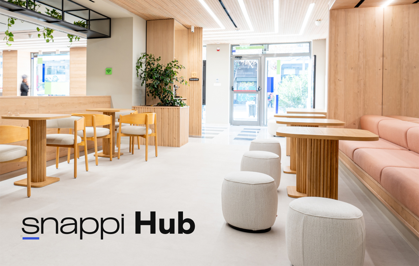 Snappi Hub: Νέος φυσικός κόμβος καινοτομίας για την πρώτη ελληνική neobank