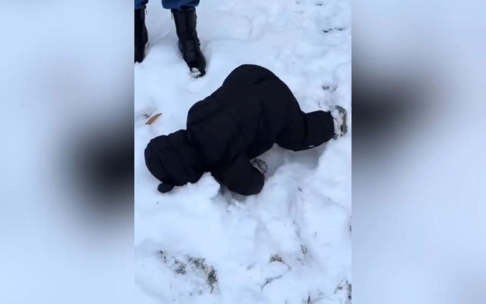 Όταν τα μωρά ανακαλύπτουν το χιόνι και τίποτα δεν μένει όρθιο