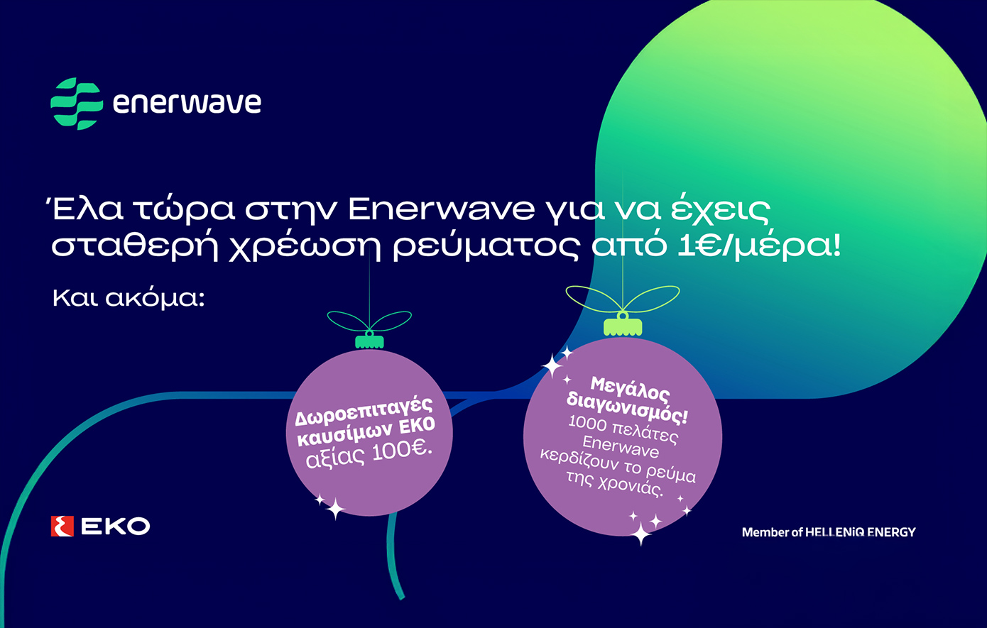 Enerwave: Νέα προϊόντα ρεύματος και μια μοναδική χριστουγεννιάτικη προσφορά