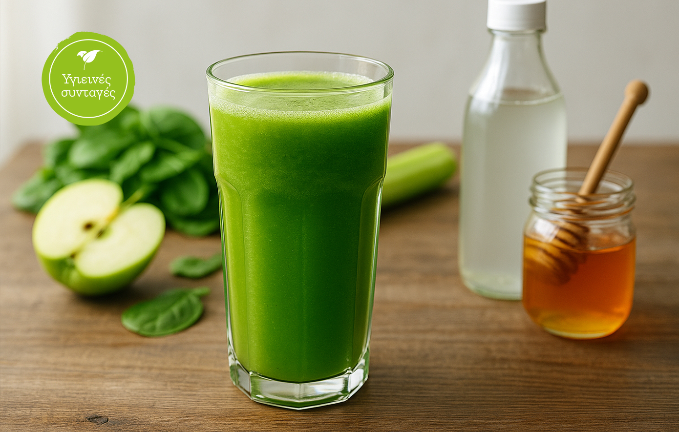 Green detox χυμός καρύδας