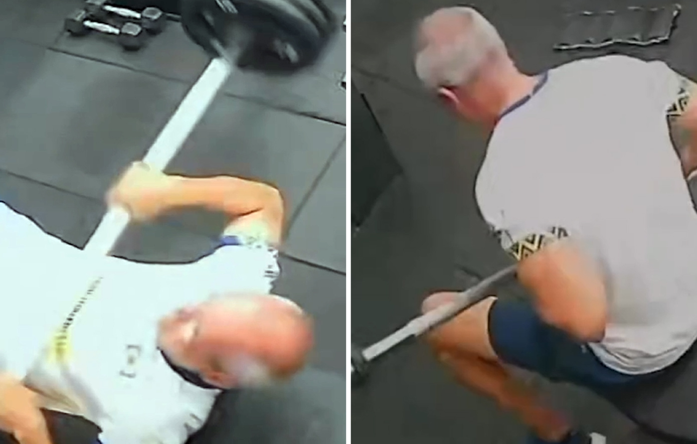 Η συγκλονιστική στιγμή που ερασιτέχνης αρσιβαρίστας χάνει τη ζωή του, από μπάρα που πέφτει με δύναμη στο στήθος του