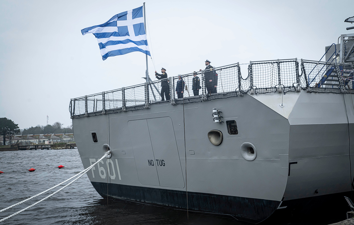 Στη γαλλική Βρέστη για να φορτώσει όπλα πλέει η νεότευκτη ελληνική φρεγάτα Belh@rra «Κίμων»