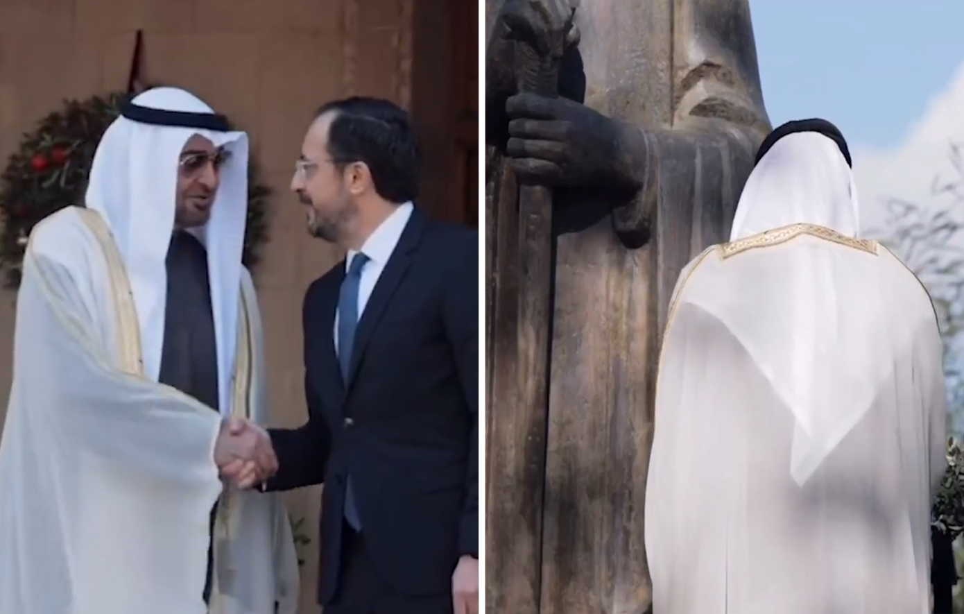 Άγκυρα: Η κατάθεση στεφάνου από τον ηγέτη των ΗΑΕ στον Μακάριο εξοργίζει τον τουρκικό Τύπο