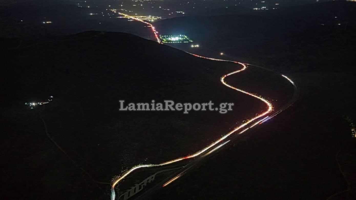 «Γολγοθάς» η επιστροφή των εκδρομέων: Ουρές χιλιομέτρων σε εθνική οδό και παραδρόμους &#8211; Δείτε βίντεο