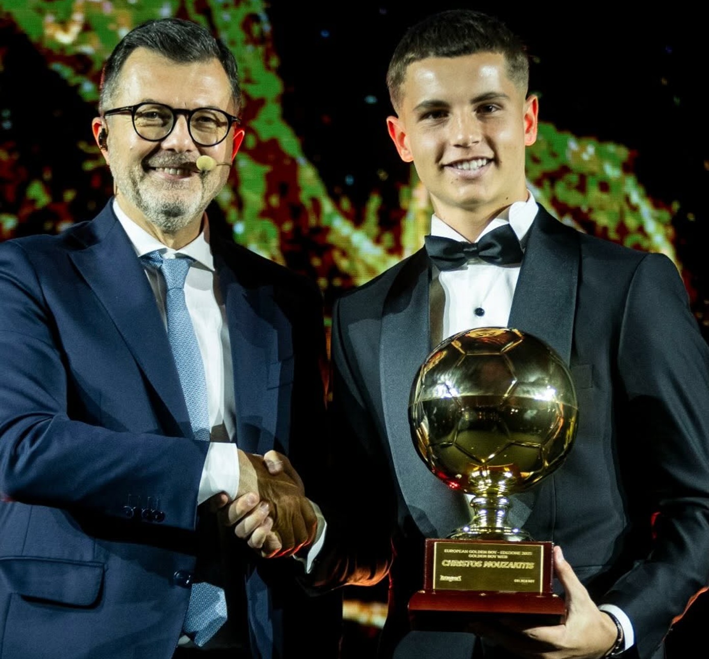 Ο Χρήστος Μουζακίτης τιμήθηκε με το Golden Boy Web 2025 &#8211; «Θα κοιμάμαι με το βραβείο» δήλωσε ο άσσος του Ολυμπιακού