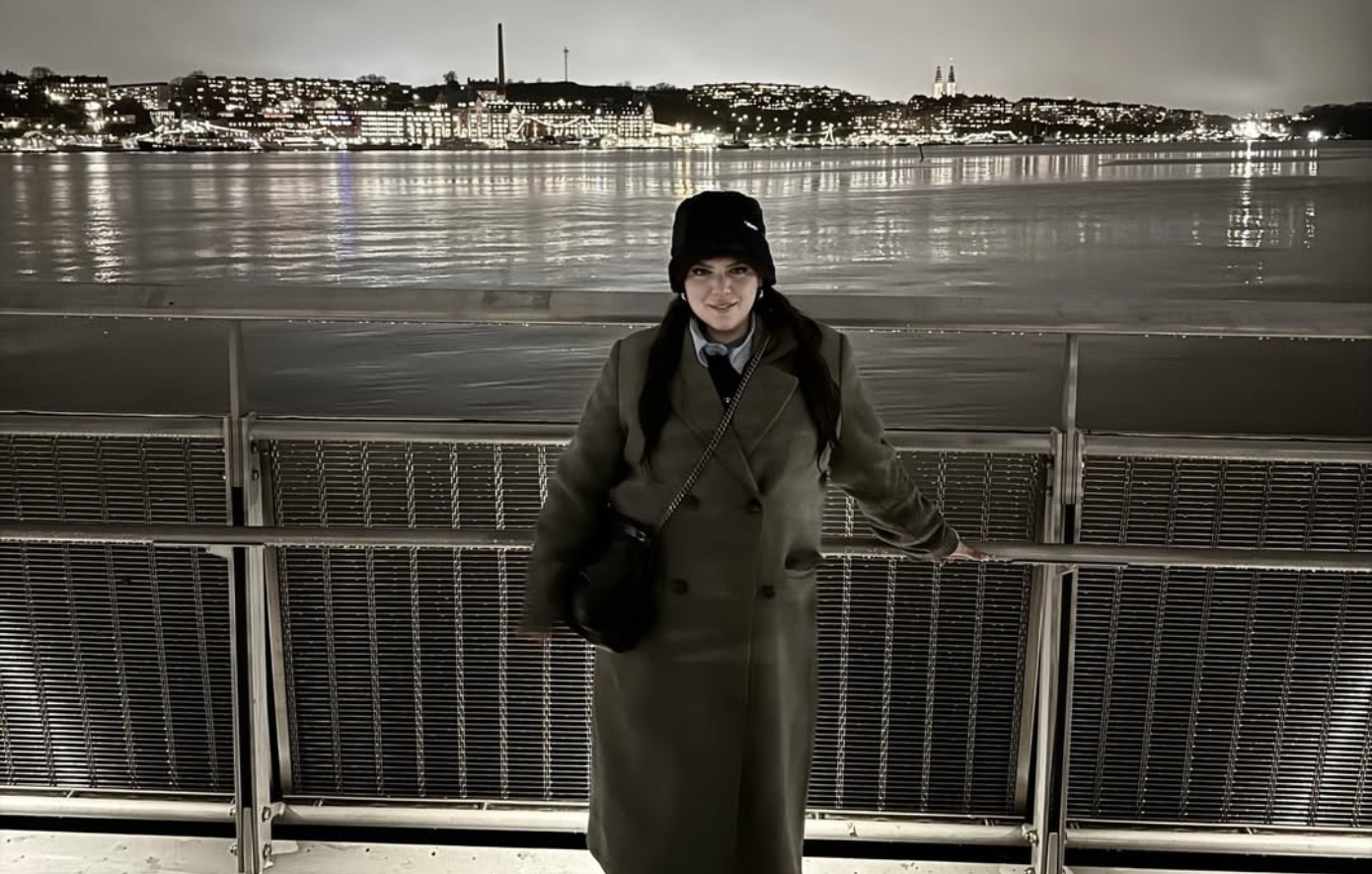 Δανάη Μπάρκα: Φωτογραφία με τον σύντροφό της στην Στοκχόλμη