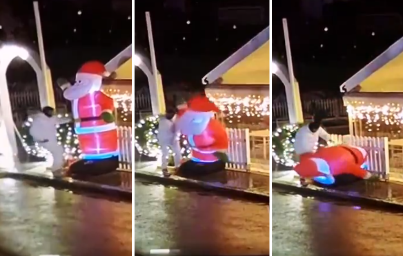 Μαχαίρωσαν για δεύτερη χρονιά τον Άγιο Βασίλη στον Ασπρόπυργο &#8211; «Είχαν πρόβλημα με τον Άγιο» δηλώνει ο εστιάτορας