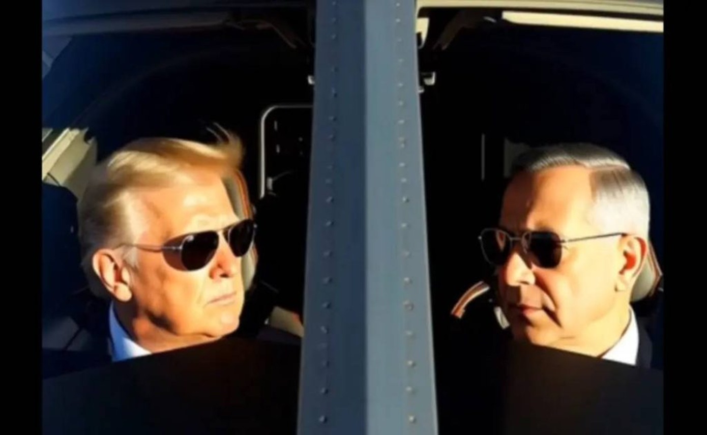 Νετανιάχου και Τραμπ «πιλοτάρουν» βομβαρδιστικό &#8211; Το βίντεο ΑΙ από το γραφείο του Ισραηλινού πρωθυπουργού