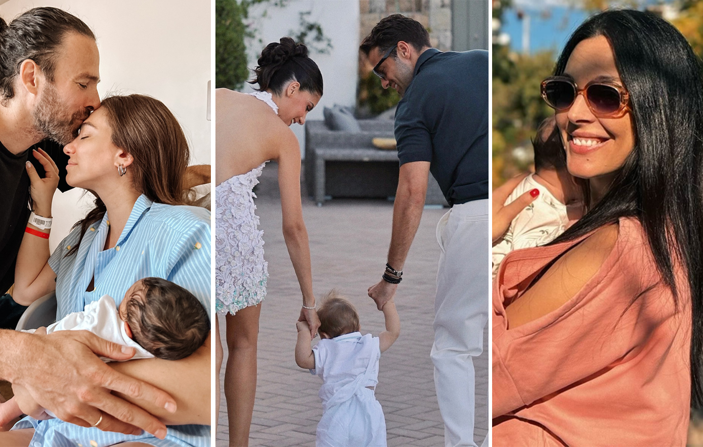 Διάσημα ζευγάρια της ελληνικής σόουμπιζ στις πρώτες φωτογραφίες με τα παιδιά τους