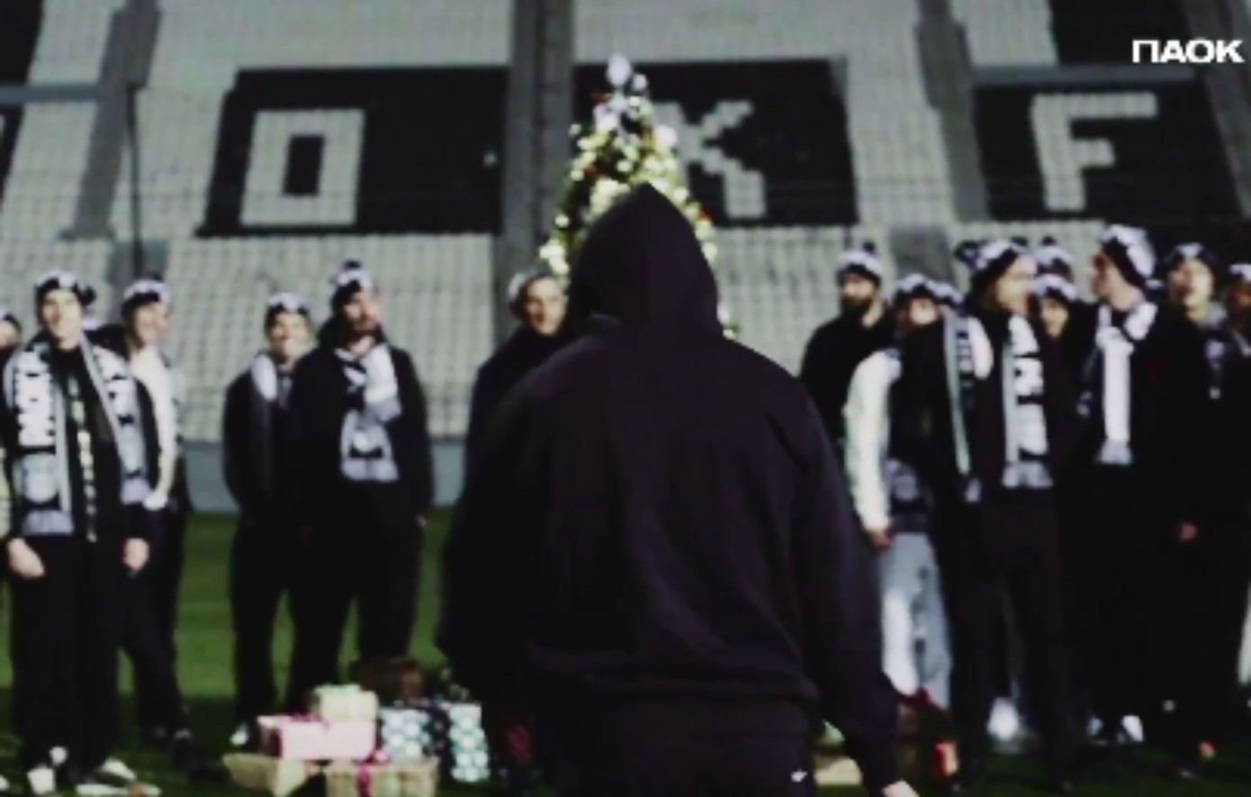 ΠΑΟΚ: Με «ληστή» τον Ζαφείρη το εντυπωσιακό Χριστουγεννιάτικο βίντεο