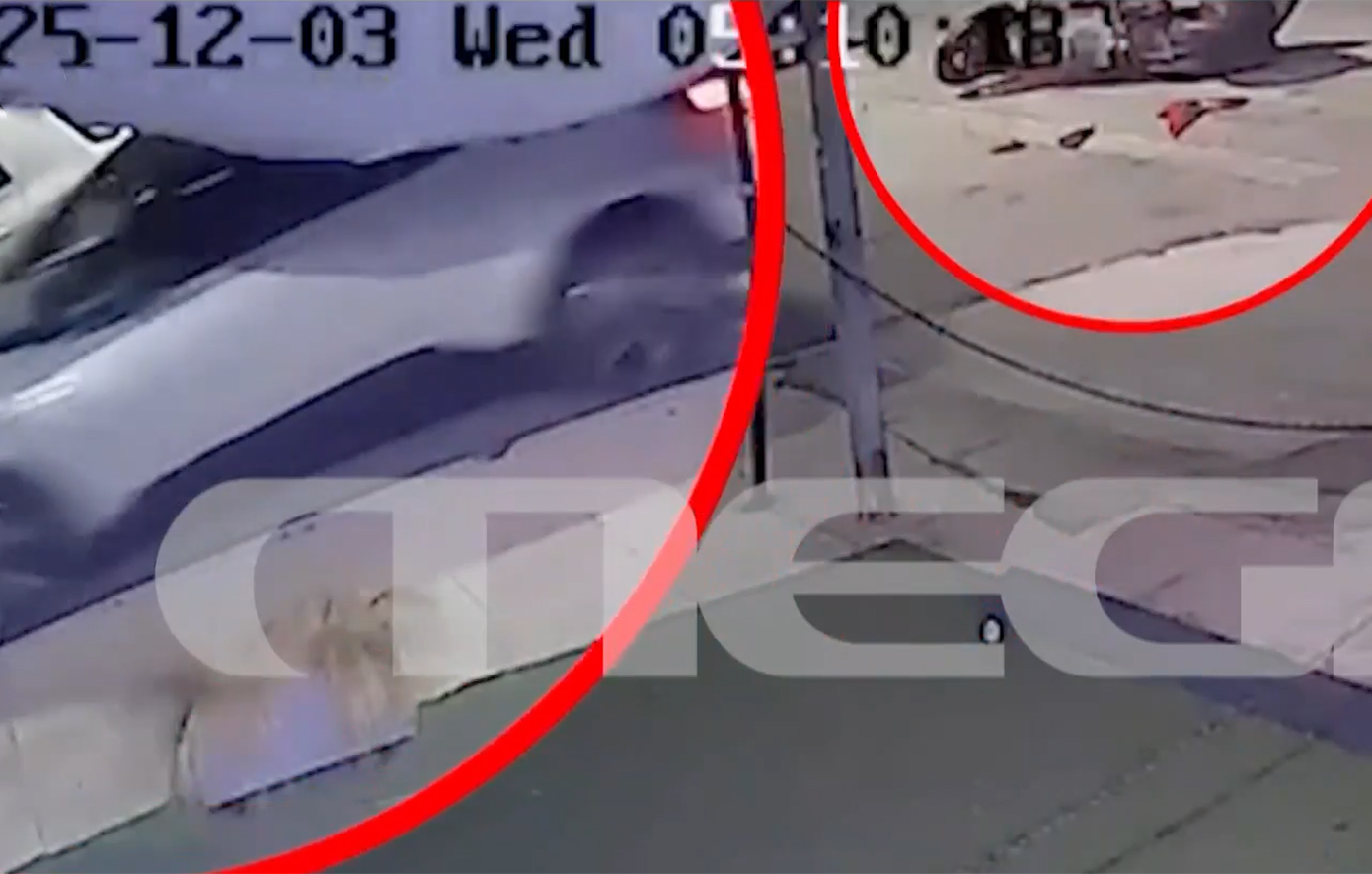 Καρέ καρέ η παράσυρση και εγκατάλειψη οδηγού μηχανής από ΙΧ που παραβίασε το STOP στο Φάληρο