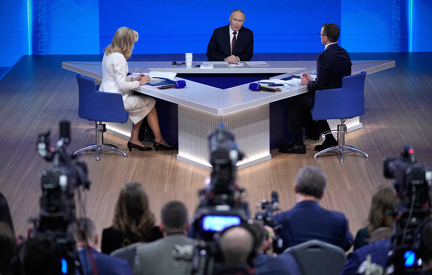 Πούτιν στην ετήσια συνέντευξη Τύπου του: Η Ουκρανία δεν είναι έτοιμη για ειρηνευτικές συνομιλίες