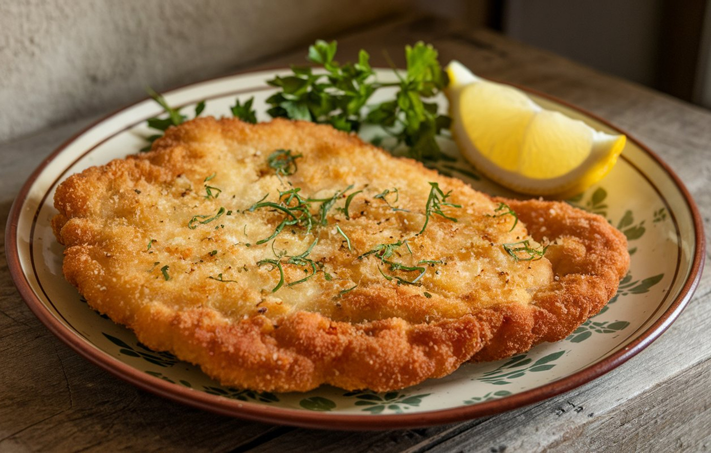 Σνίτσελ κοτόπουλο στο air fryer