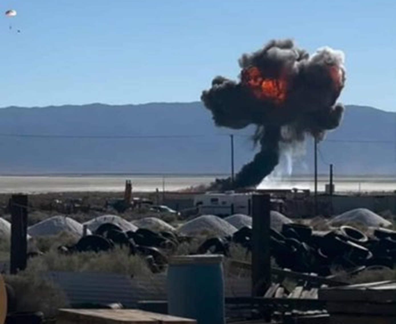 Στρατιωτικό αεροσκάφος των ΗΠΑ συνετρίβη στην Κοιλάδα του Θανάτου &#8211; Προκάλεσε τεράστια στήλη μαύρου καπνού