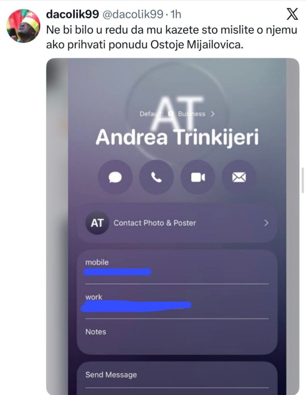 Τηλέφωνο Τρινκιέρι Τηλέφωνο Τρινκιέρι