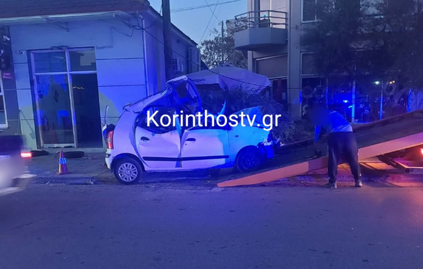 Θανατηφόρο τροχαίο στο Βραχάτι: Aυτοκίνητο εξετράπη της πορείας του και προσέκρουσε σε δέντρο &#8211; Νεκρός ο οδηγός