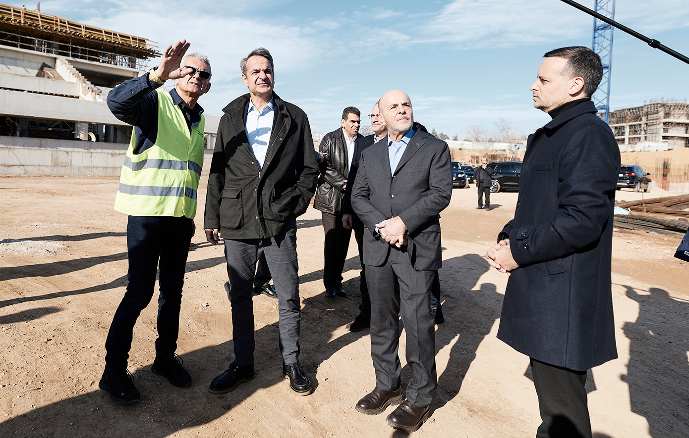 Αυτοψία Μητσοτάκη στον Βοτανικό &#8211; «Ένα γήπεδο που αξίζει ο Παναθηναϊκός»