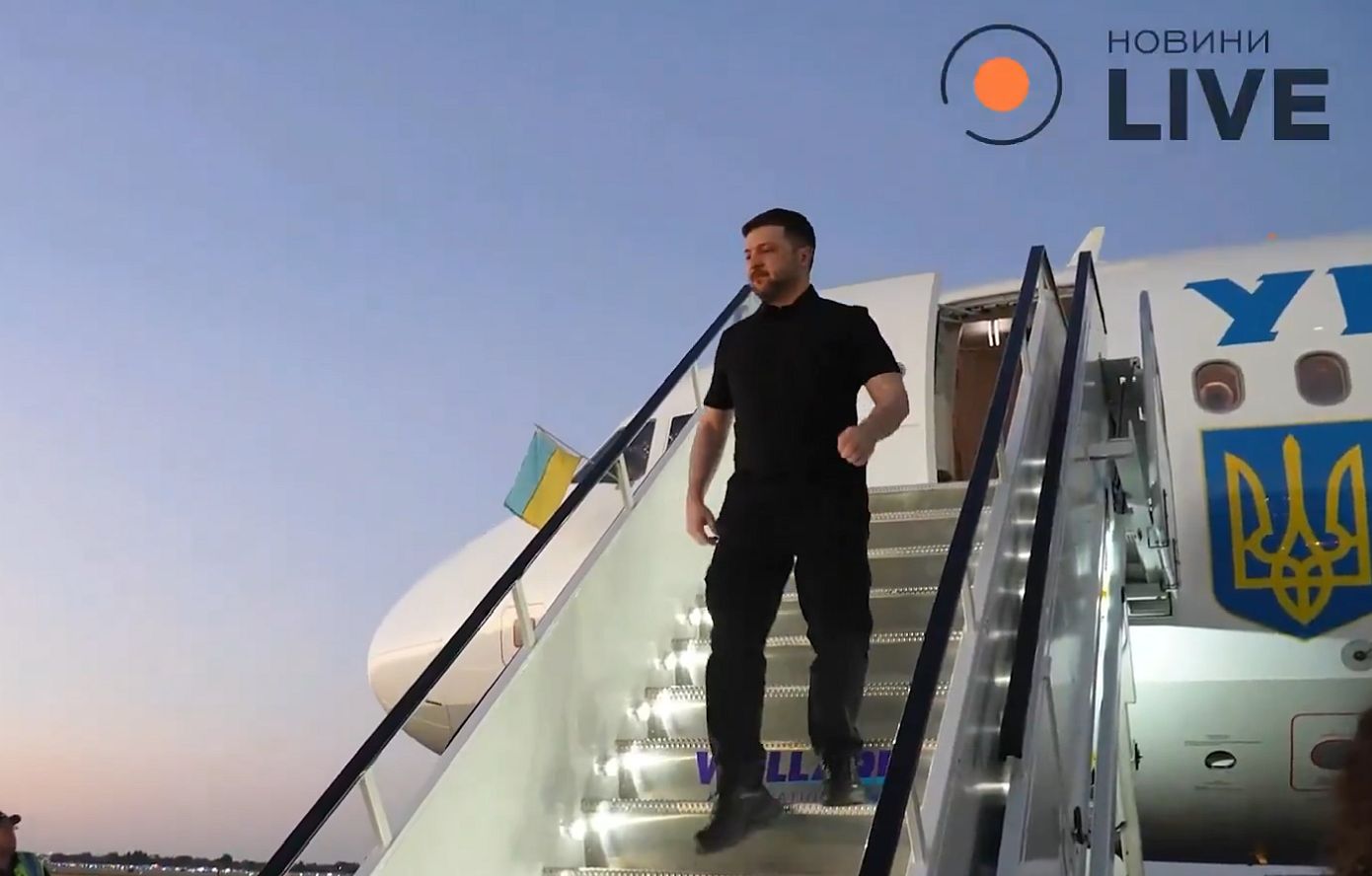 Ο Βολοντιμίρ Ζελένσι έφτασε στο Μαϊάμι &#8211; Δείτε βίντεο