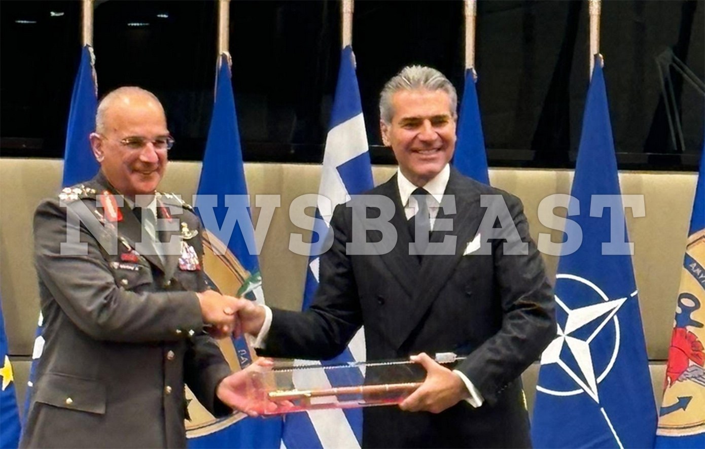 Τιμητική διάκριση στον εφοπλιστή Νικόλαο Κοσμάτο: Έλαβε τον βαθμό του Ταξιάρχου επί τιμή από την ηγεσία του ΥΕΘΑ