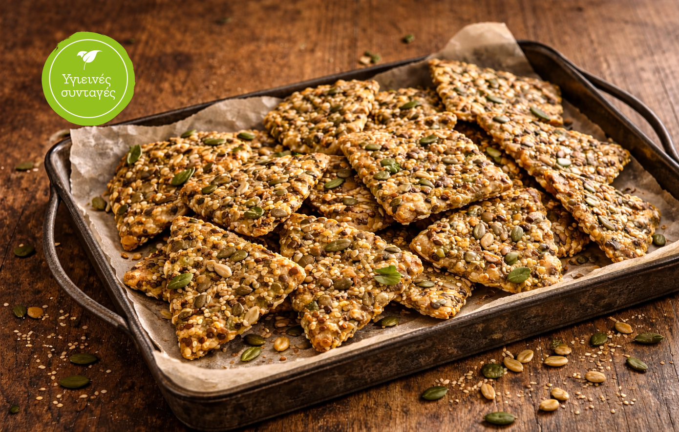 Κράκερ ξηρών καρπών