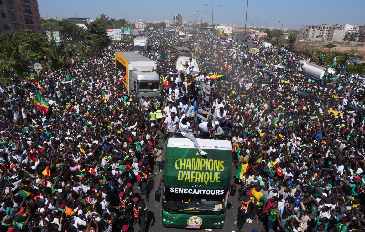 Σενεγάλη: Χαμός στην υποδοχή των θριαμβευτών του Κόπα Άφρικα