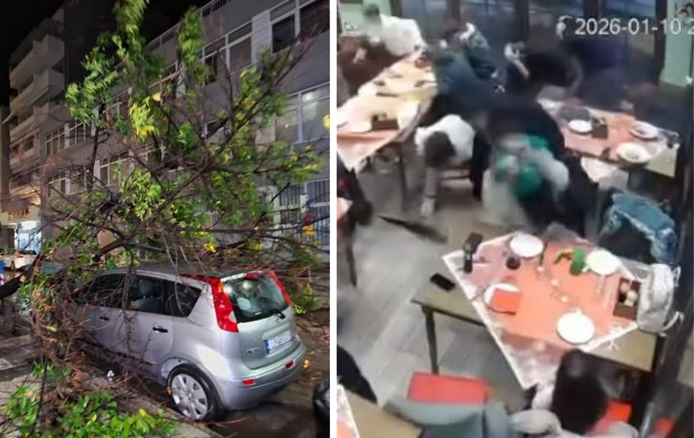 Τι λέει μετεωρολόγος για τις εικόνες «αποκάλυψης» στην Αλεξανδρούπολη &#8211; Η στιγμή που χτυπάει τυφώνας, πανικός σε μαγαζί