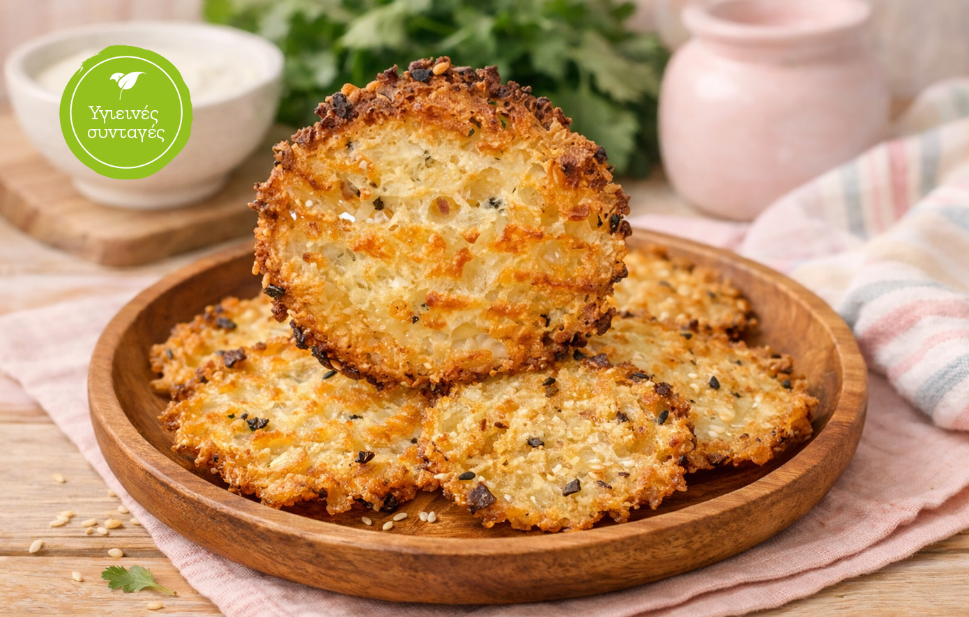 Cottage cheese chips