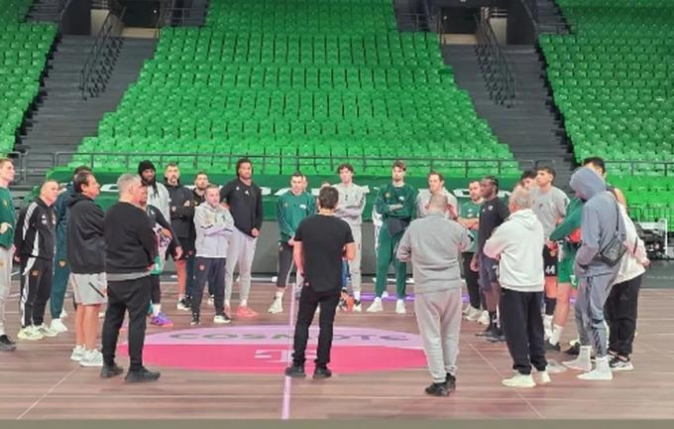 Παναθηναϊκός: Στην προπόνηση ο Γιαννακόπουλος μετά την ήττα από τον Ολυμπιακό